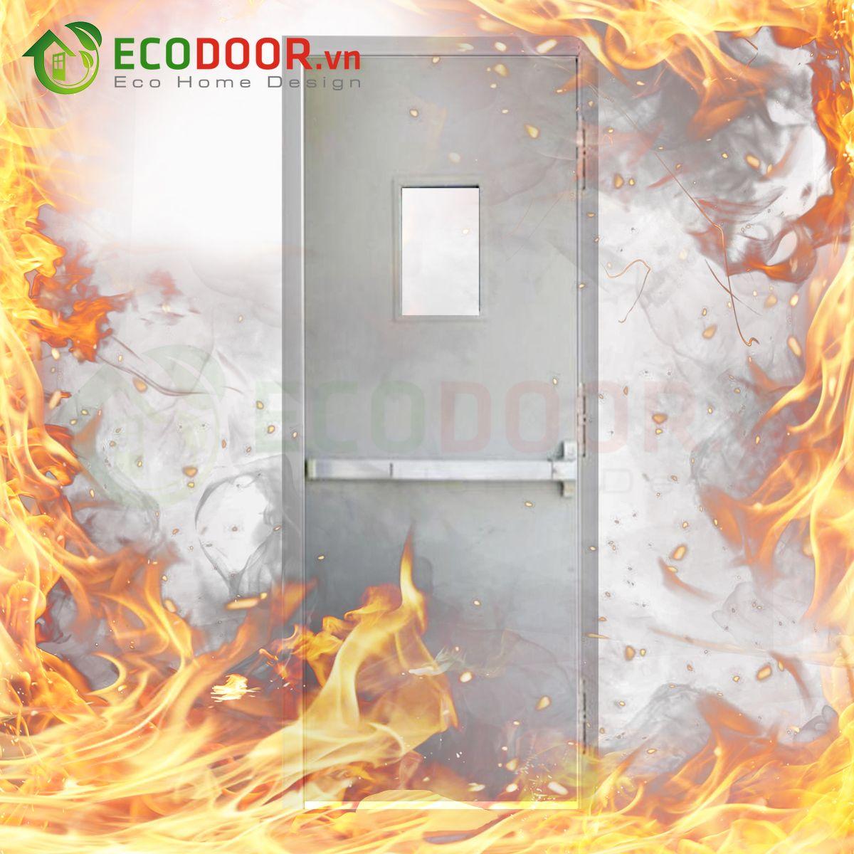 Cửa thép chống cháy 60 phút đẹp tại Saigon Door