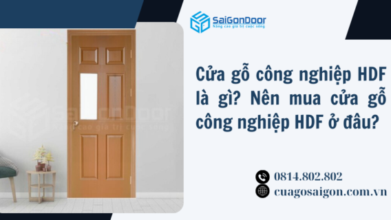 Cửa Gỗ Công Nghiệp HDF Là Gì? Nên Mua Cửa Gỗ Công Nghiệp HDF Ở Đâu?