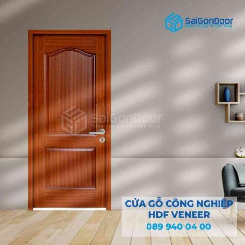 Cửa Gỗ HDF Veneer 2A sapele
