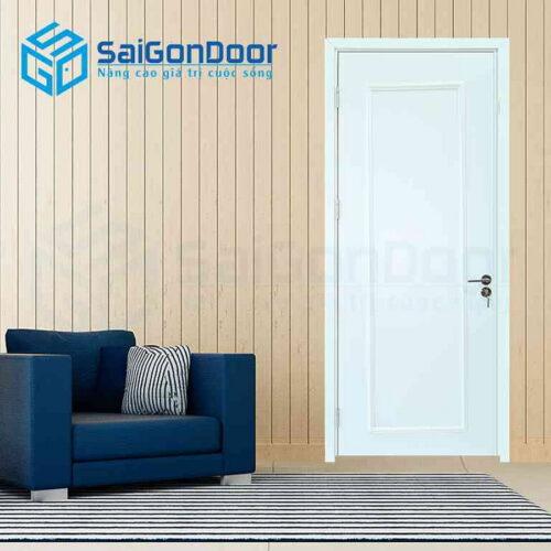 Cửa Gỗ MDF veneer 1PN