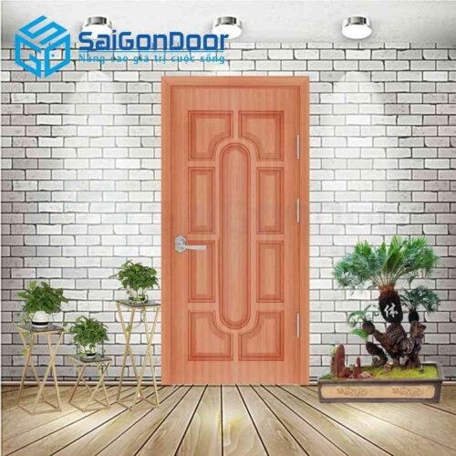 Cửa Nhựa Gỗ Composite 019 sapele 1
