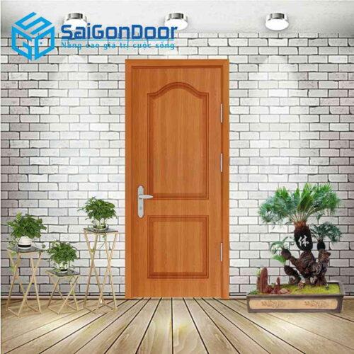 Cửa Nhựa Gỗ Composite 2A xoan dao 1