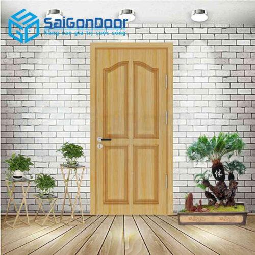 Cửa Nhựa Gỗ Composite 4A ash 1