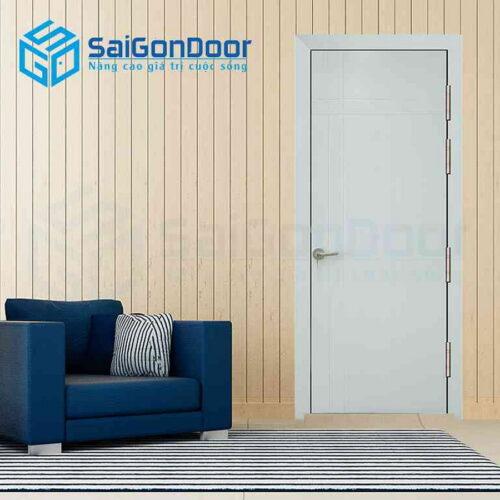 Cửa Gỗ MDF Veneer P1R4a.