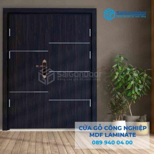 Cửa Gỗ Công Nghiệp MDF Laminate 2P1R5