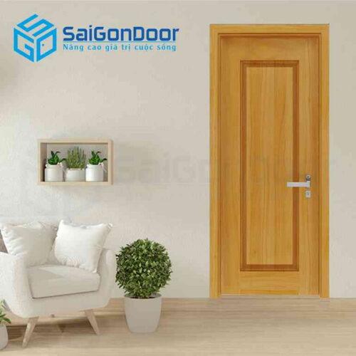 Cửa Gỗ Công Nghiệp SGD 1B soi 1