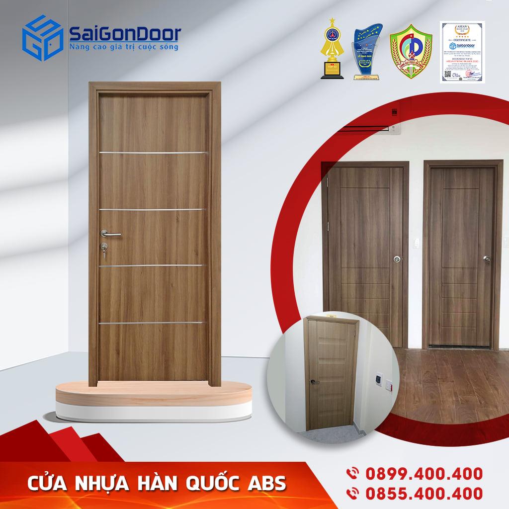 Cửa nhựa abs được khách hàng lựa chọn nhiều trong lắp đặt