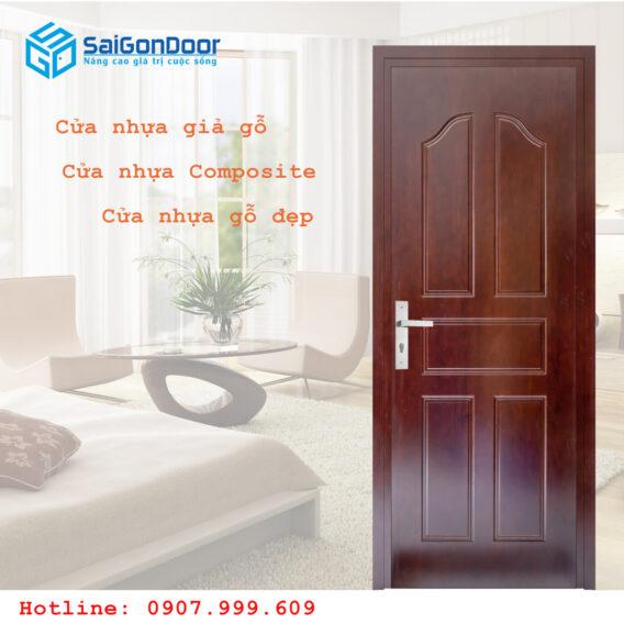 Cửa nhựa giả gỗ Composite
