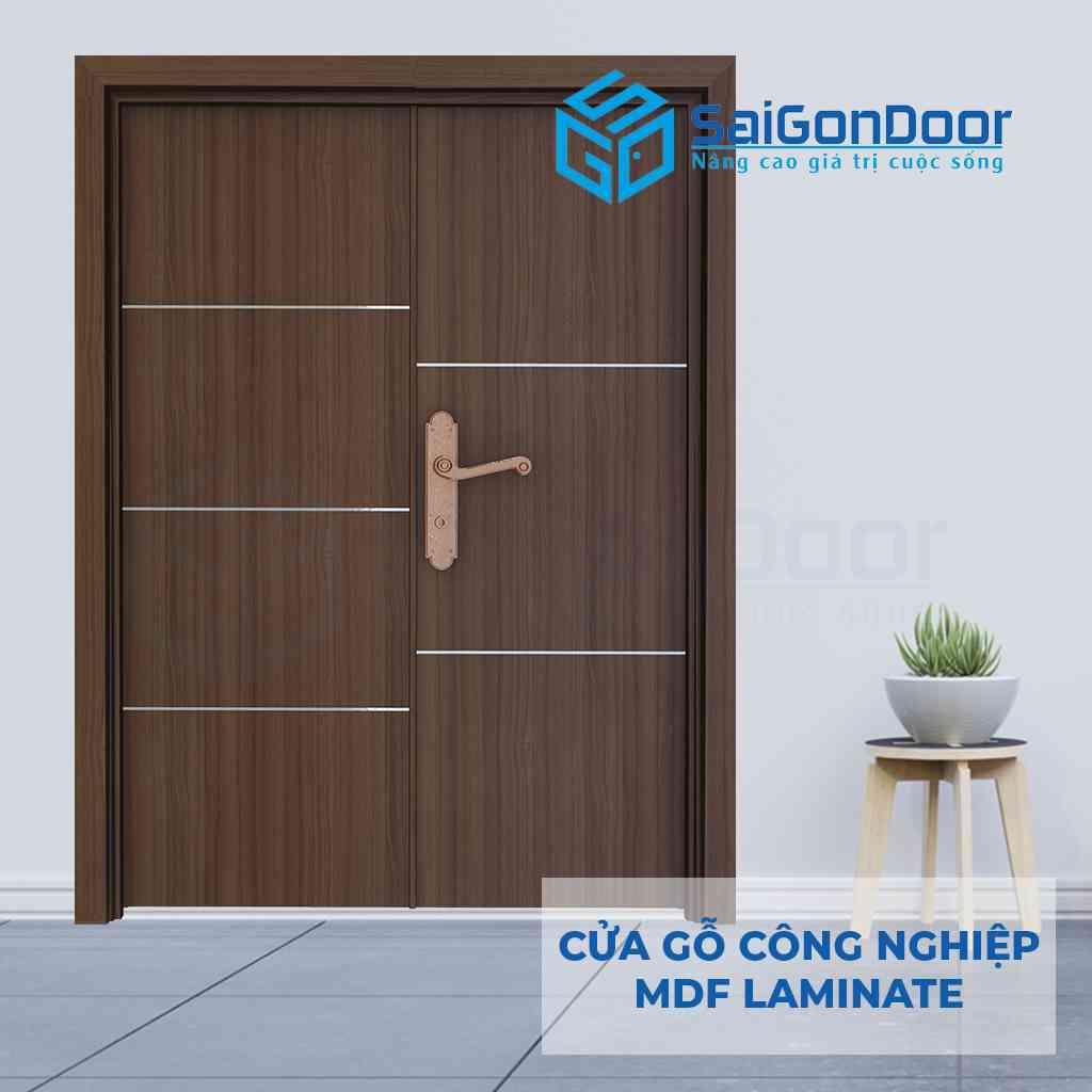 Mẫu cửa công nghiệp MDF Laminate cao cấp