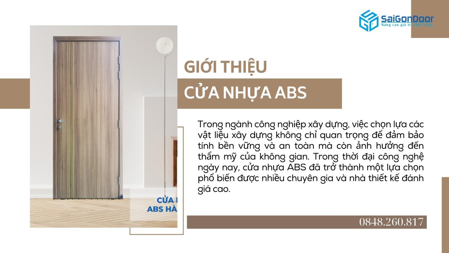 Cửa nhựa ABS: sức hút của cửa nhựa ABS trên thị trường
