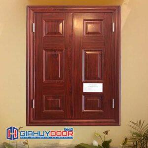 Cửa thép vân gỗ 5