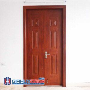 Cửa thép vân gỗ 50