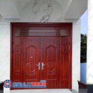 Cửa thép vân gỗ 56