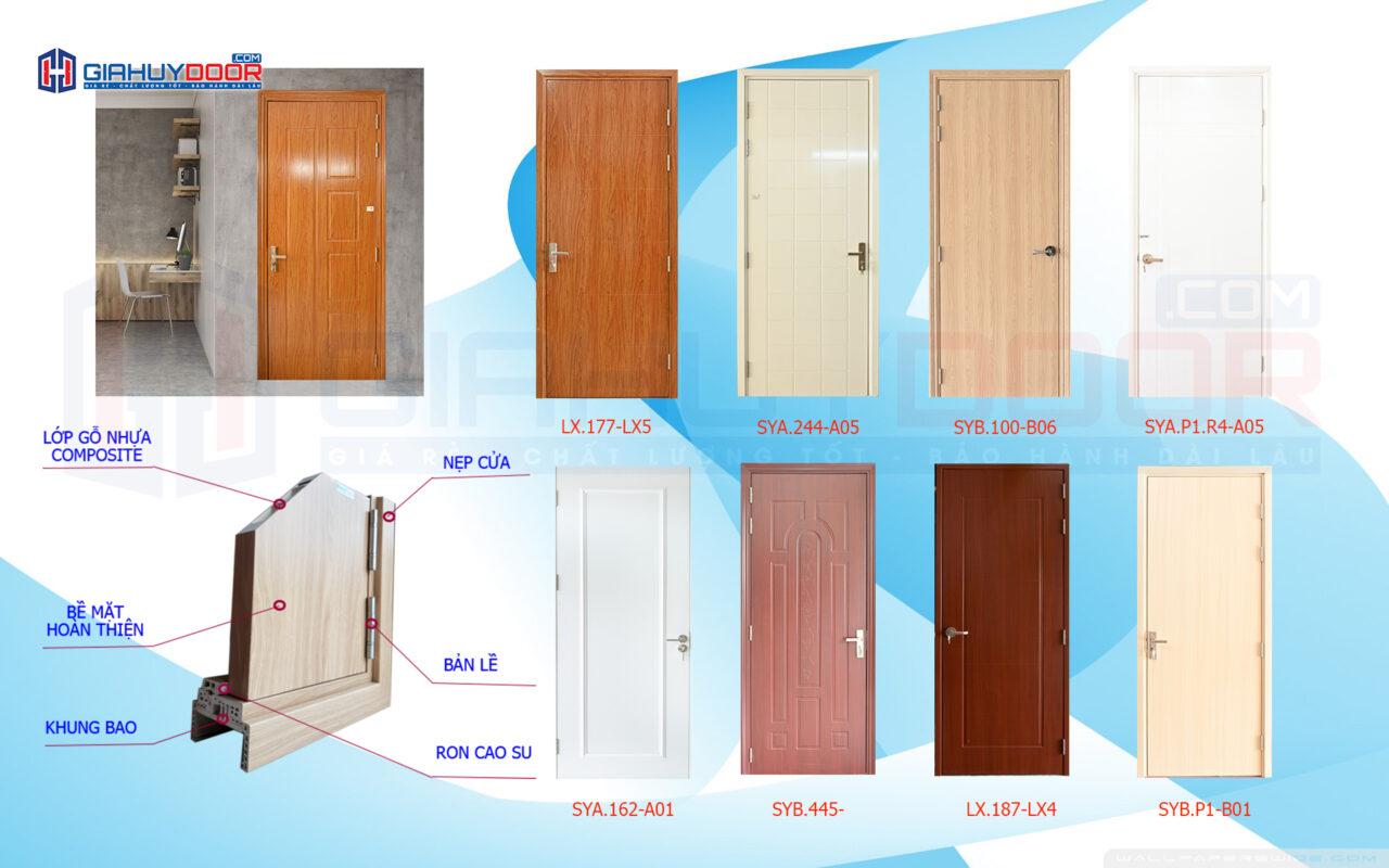 Cửa nhựa gỗ Composite Cửa nhựa gỗ Composite