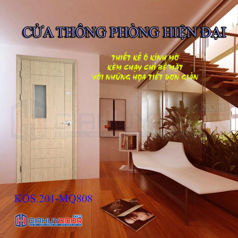 Cửa thông phòng ABS Hàn Quốc hiện đại tại Giahuydoor