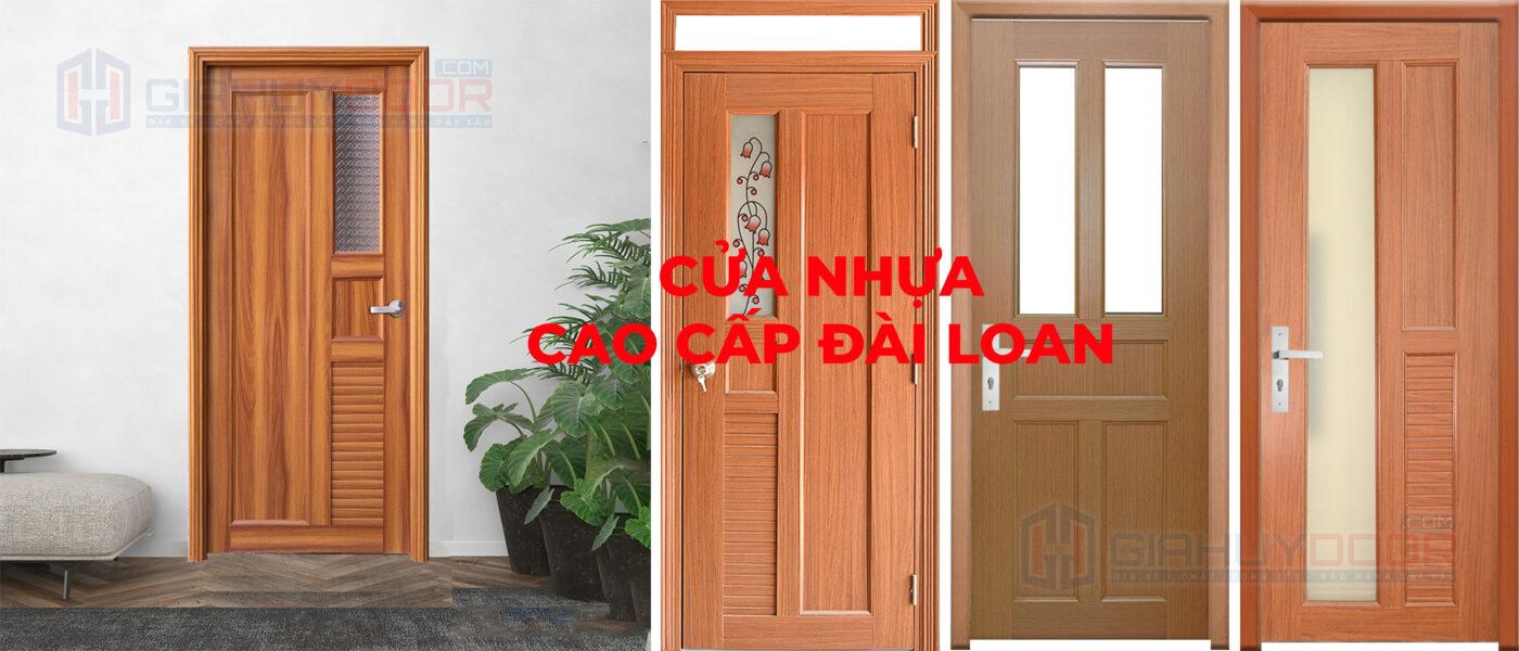 Những mẫu cửa nhựa Đài Loan nổi bật dùng cho nhà vệ sinh