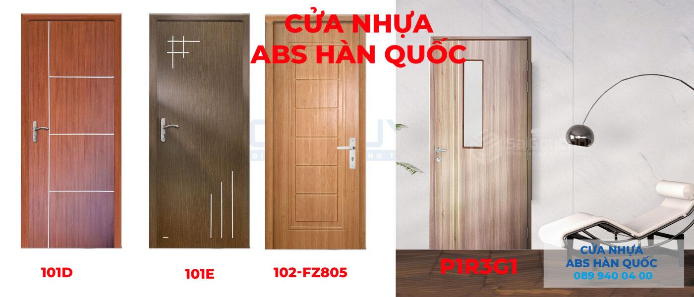 Mẫu cửa nhựa Hàn Quốc thích hợp dùng làm nhà vệ sinh