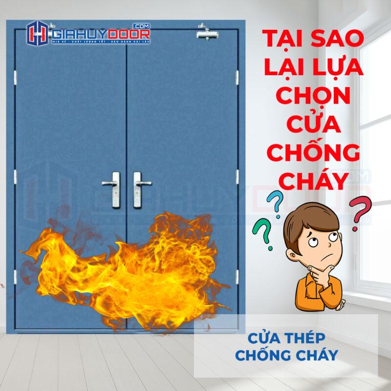 Lý do nên chọn lựa cửa chống cháy