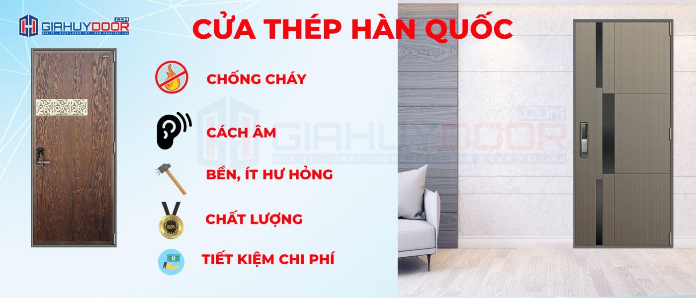 Cửa thép Hàn Quốc văn phòng cách âm