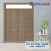 Cửa gỗ công nghiệp MDF Laminate 2P1R10 FIX