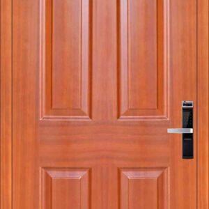 Cửa gỗ công nghiệp HDF Veneer 4A-sapele