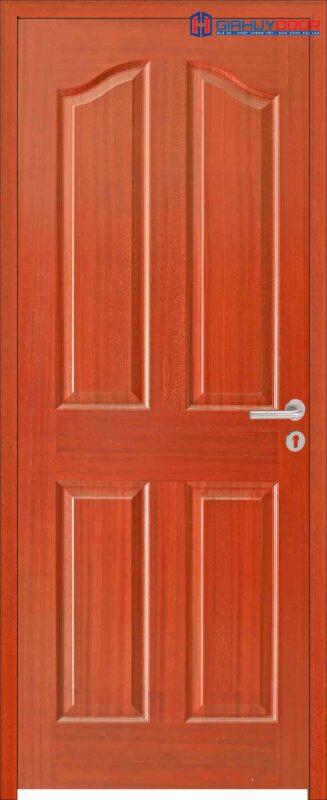 Cửa gỗ công nghiệp HDF Veneer 4A-xoan dao