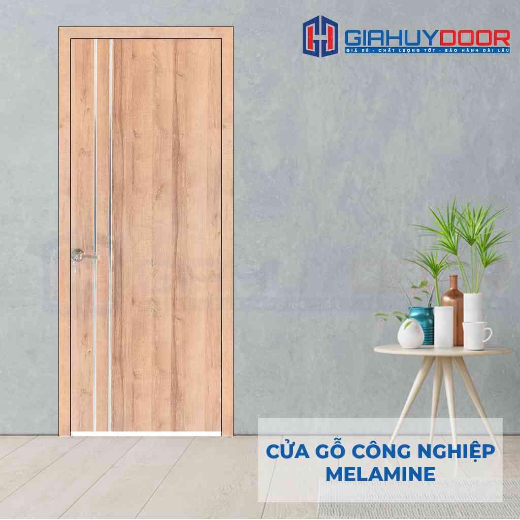 Cua go MDF Melamine P1R2 inox.png Cửa gỗ công nghiệp MDF Melamine P1R2 inox