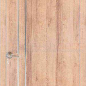 Cửa gỗ công nghiệp MDF Melamine P1R2 inox