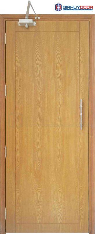 Cửa gỗ công nghiệp MDF Veneer P1 soi