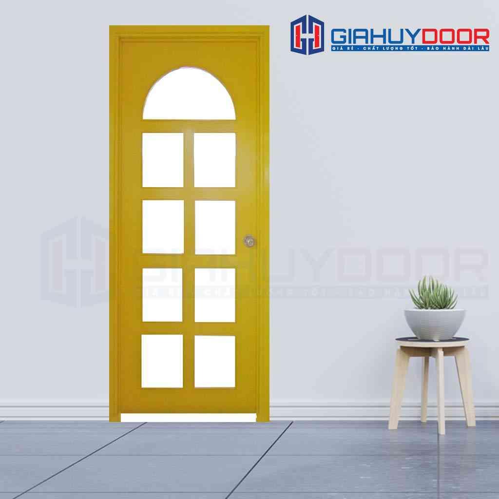 Cua go MDF Veneer P1G9 mau vang.png Cửa gỗ công nghiệp MDF Veneer P1G9 mau vang