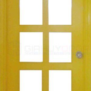 Cửa gỗ công nghiệp MDF Veneer P1G9 mau vang