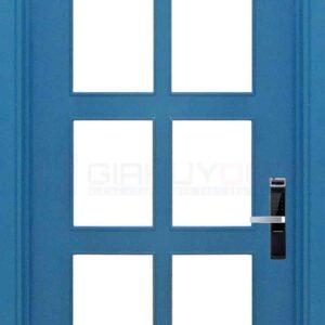 Cửa gỗ công nghiệp MDF Veneer P1G9 xanh da troi (2)