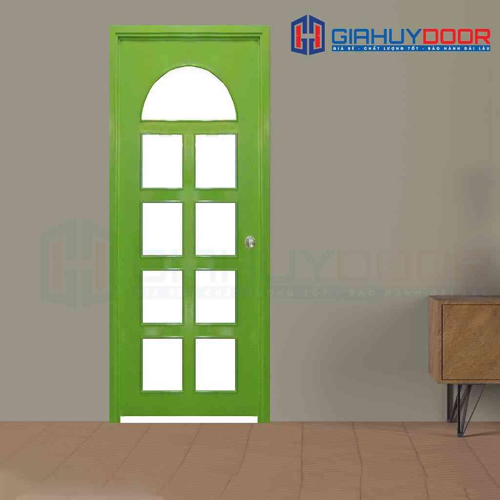 Cua go MDF Veneer P1G9 xanh la.png Cửa gỗ công nghiệp MDF Veneer P1G9 xanh la