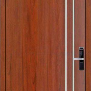 Cửa gỗ công nghiệp MDF Veneer P1R2 Cam xe