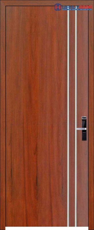 Cửa gỗ công nghiệp MDF Veneer P1R2 Cam xe