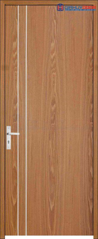 Cửa gỗ công nghiệp MDF Veneer P1R2 soi