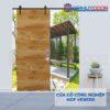 Cửa gỗ công nghiệp MDF Veneer lua treo
