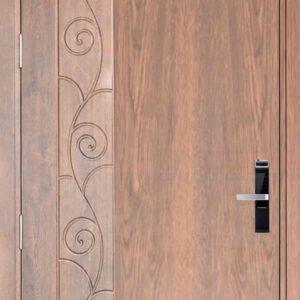 Cửa gỗ công nghiệp MDF Veneer phu pvc