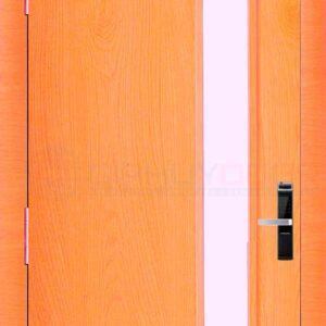 Cửa gỗ công nghiệp MDF Veneer P1GL Xoan dao