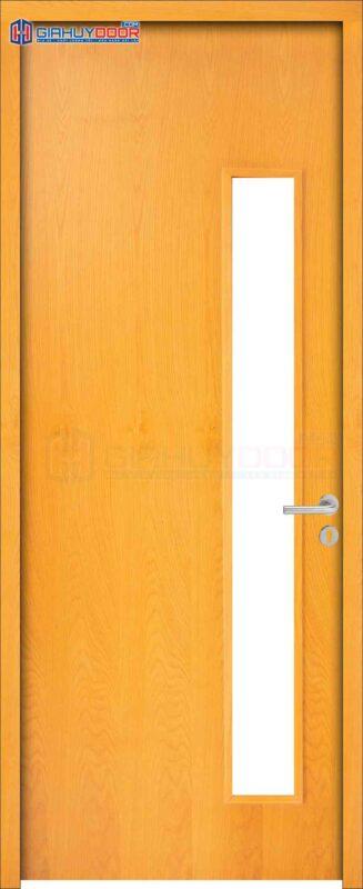 Cửa gỗ chống cháy GCC MDF Veneer P1G1 soi