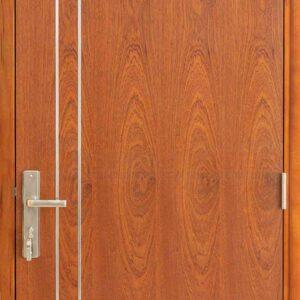 Cửa gỗ chống cháy GCC MDF Veneer P1R2 Xoan dao