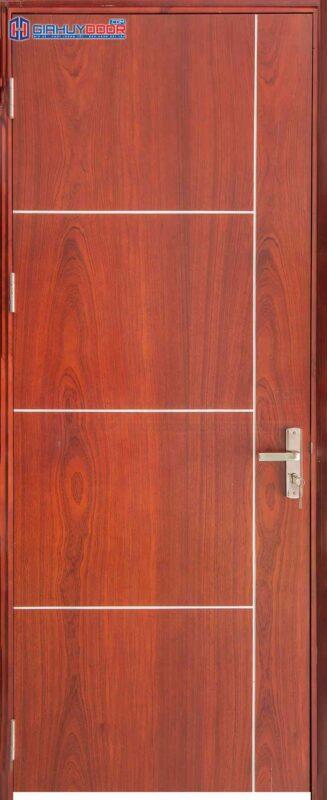 Cửa gỗ chống cháy GCC MDF Veneer P1R4 Cam xe