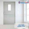 Cửa thép chống cháy TCC 1 canh o kinh thanh thoat hiem