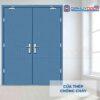 Cửa thép chống cháy TCC 2P 2 tay co thuy luc