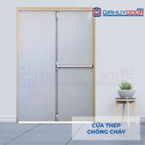 Cửa thép chống cháy TCC 2P thanh thoat hiem don