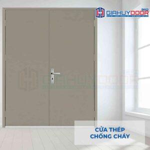 Cửa thép chống cháy TCC 2P1