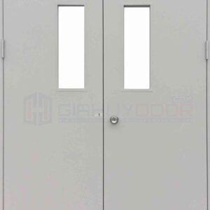 Cửa thép chống cháy TCC 2PG2 khoa coc