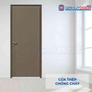 Cửa thép chống cháy TCC P1 mau den