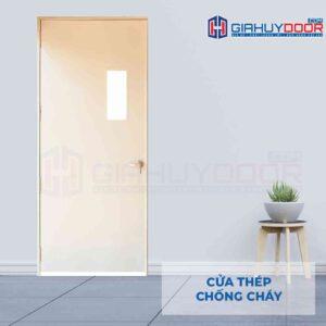 Cửa thép chống cháy TCC P1G1 kinh chong chay