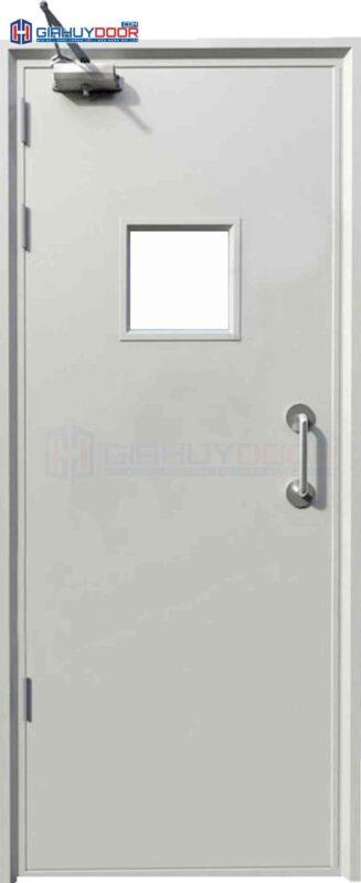 Cửa thép chống cháy TCC P1G1 tay co thuy luc